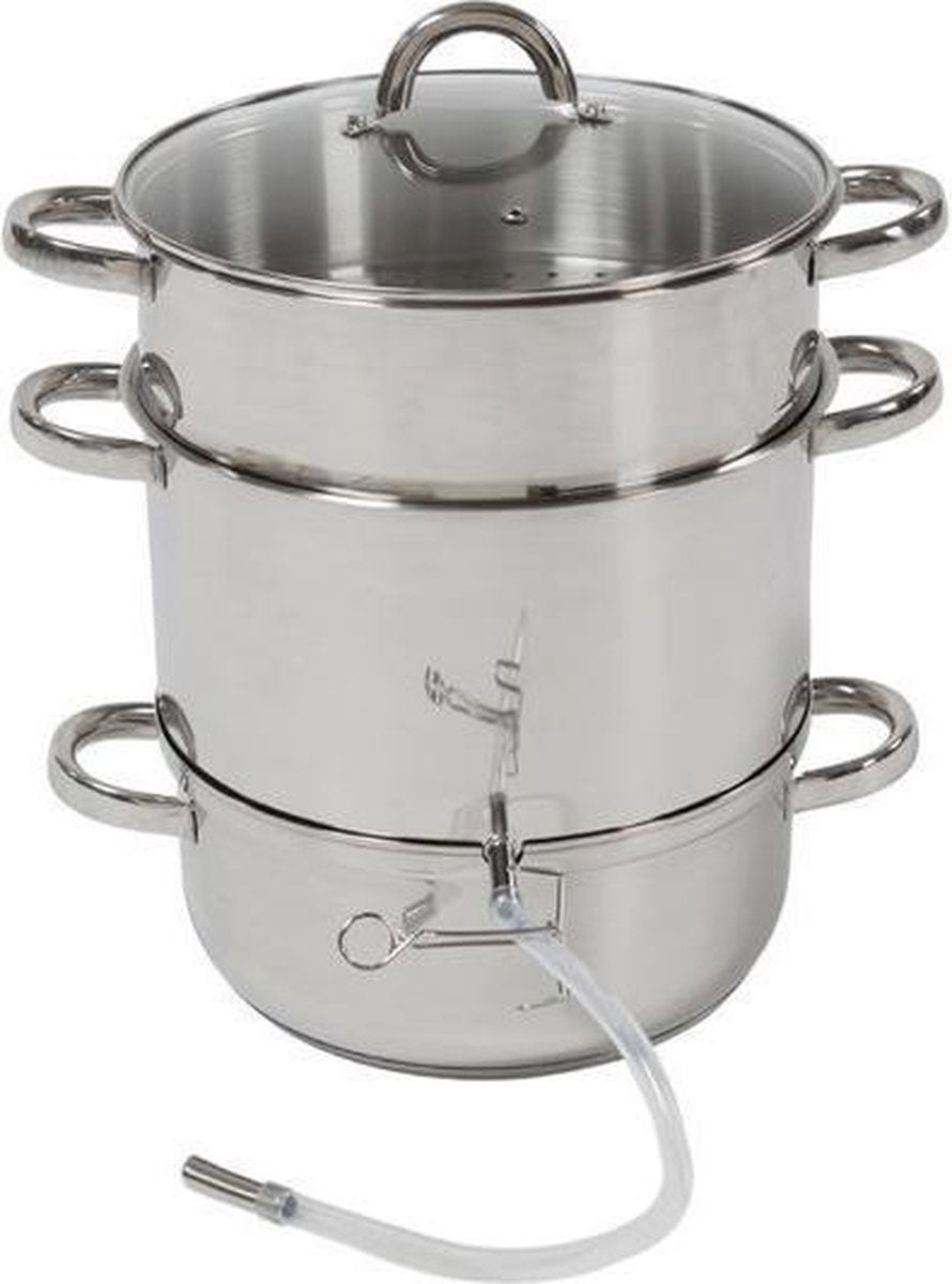 Tectake Stoomextractor - Ø 26 cm - RVS - Inductie