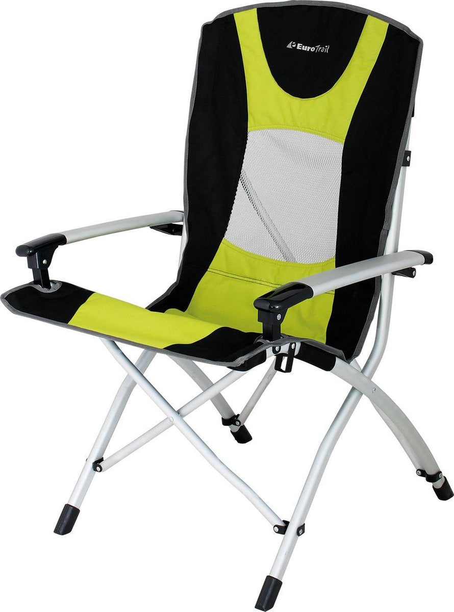 Eurotrail Campingstoel Lyon - zwart lime