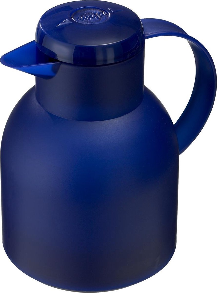 Emsa Samba - Isoleerkan Quick Press - 1 L - Donker Blauw Transparant