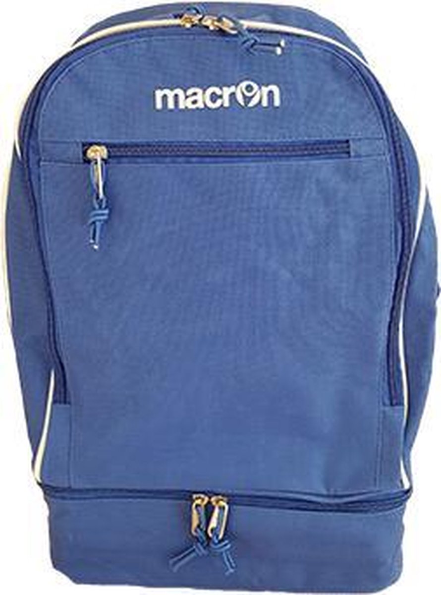 Macron rugtas kleur royal blue