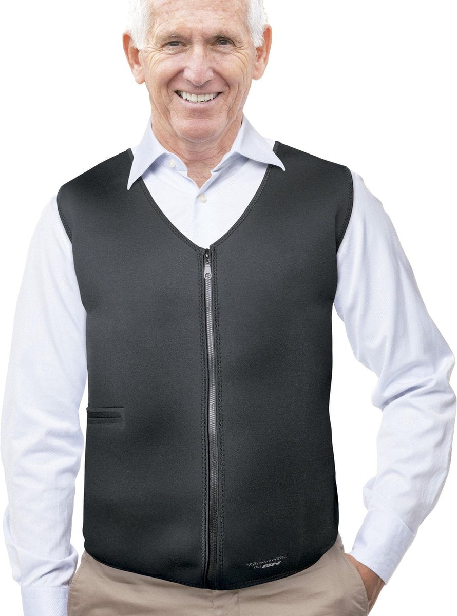 VERWARMDE NEOPREEN BODYWARMER MET INFRAROOD (maat L) - YM96L