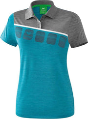 Erima 5-C Dames Polo - Polo's  - blauw licht - 42