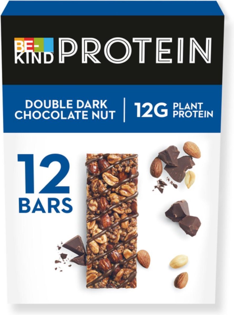 BE-KIND Proteïne eiwitrepen Dark Chocolate Nut - 12 x 50g