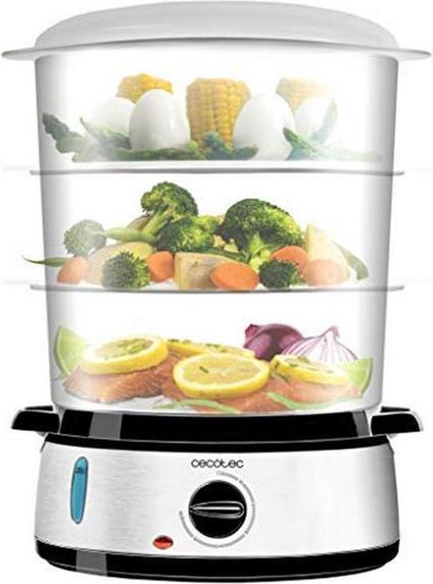 Extra snelle + duurzame stoomkoker/slowcooker VAPOVITA incl timer