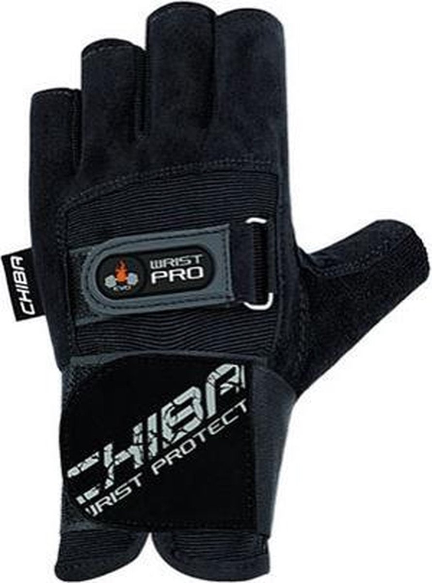Chiba Wristguard Protect - Fitnesshandschoenen / Sporthandschoenen - Maat M - Zwart - 1 Paar