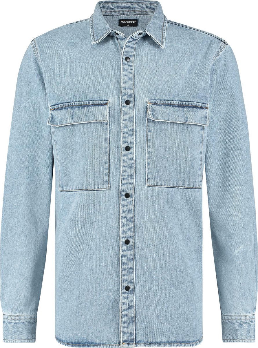 Raizzed Overhemd Storm Mannen Overhemd - Vintage Blue - Maat M