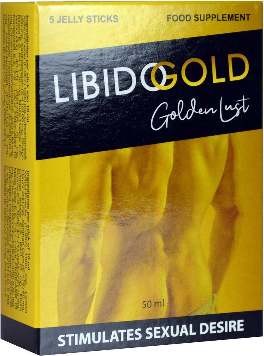 Libido Gold Golden Lust - Stimuleert het seksueel verlangen en heeft een gunstige invloed op de vruchtbaarheid