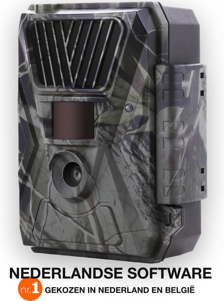 Wildpix X1 Wildcamera met Nachtzicht - Nederlandse Software en Handleiding - Ook Ideaal als Beveiligingscamera Buiten Draadloos