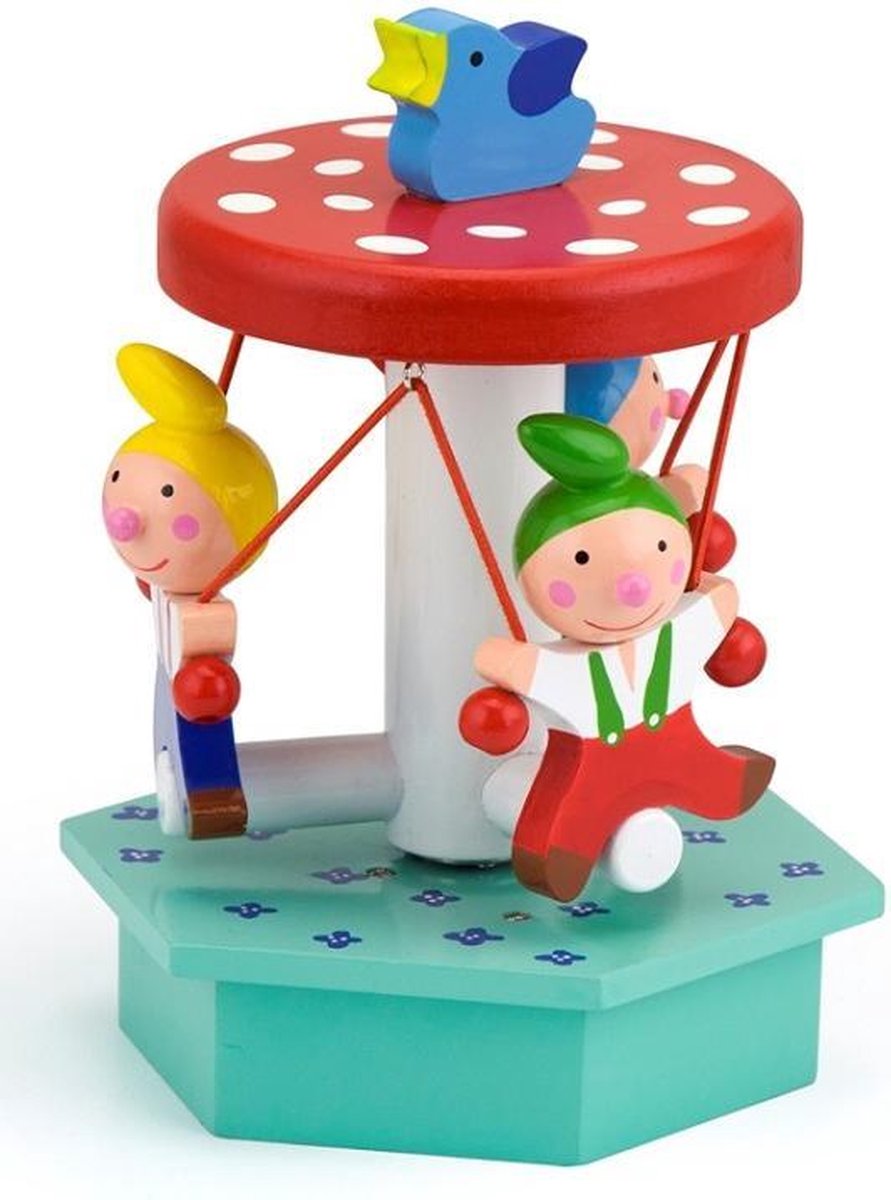 Speeldoos kabouter carrousel