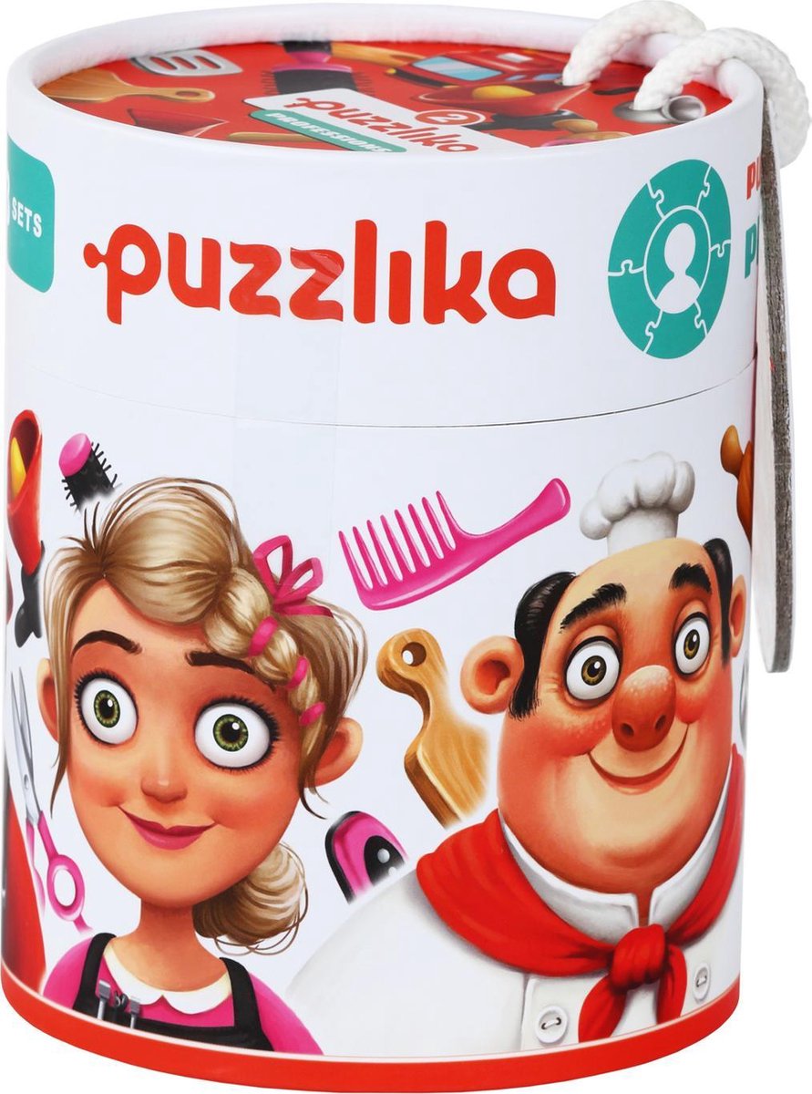 Puzzlika - Educatieve Puzzel - Beroepen - 3 varianten