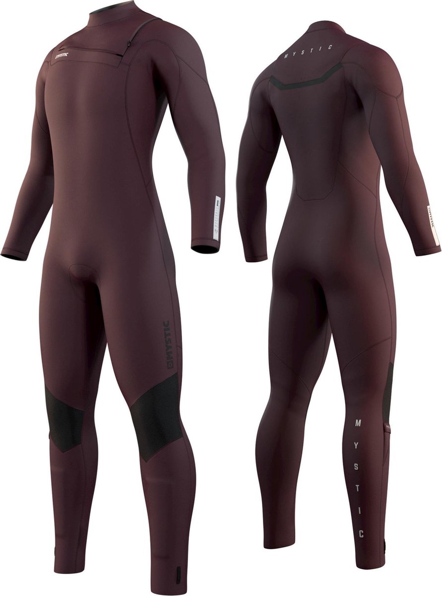 Mystic Heren Wetsuit Marshall Fullsuit 5/3mm Fzip - Merlot L