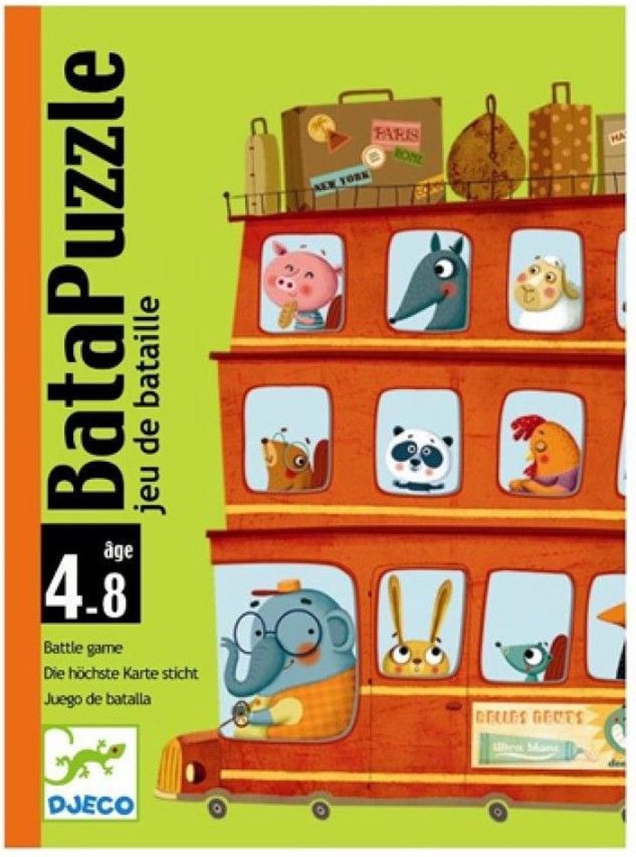 Djeco - Kaartspel Bata Puzzel - 4-8j