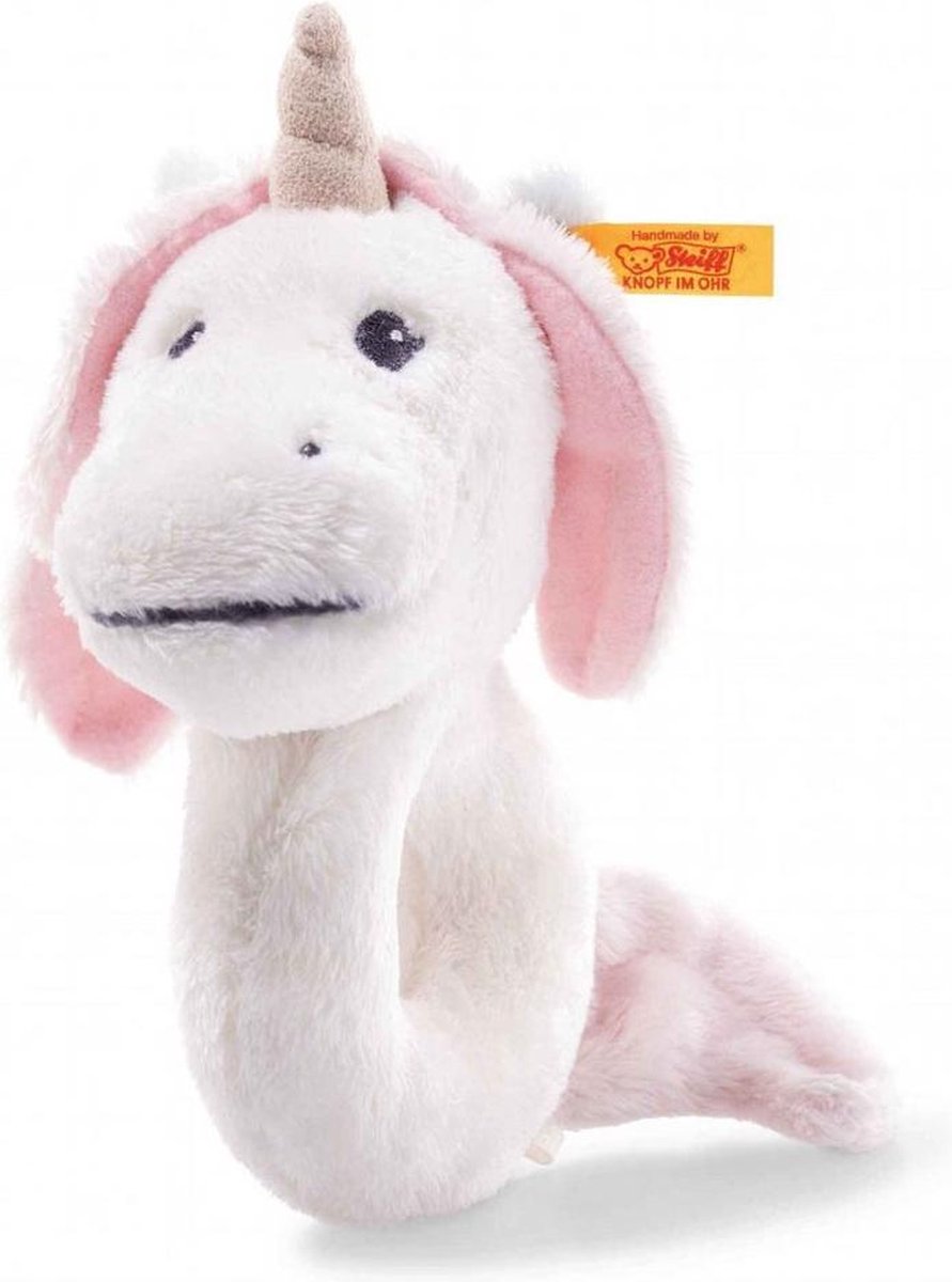 Steiff Unica Eenhoorn rammelaar 14 cm. EAN 241819