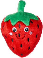 Dog toy plush strawberry