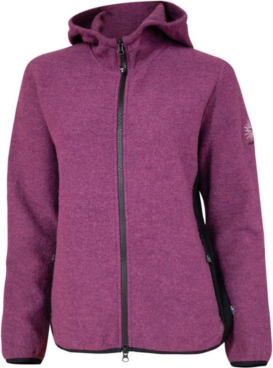Ivanhoe Outdoorvest Tina Dames Wol Paars Maat 46