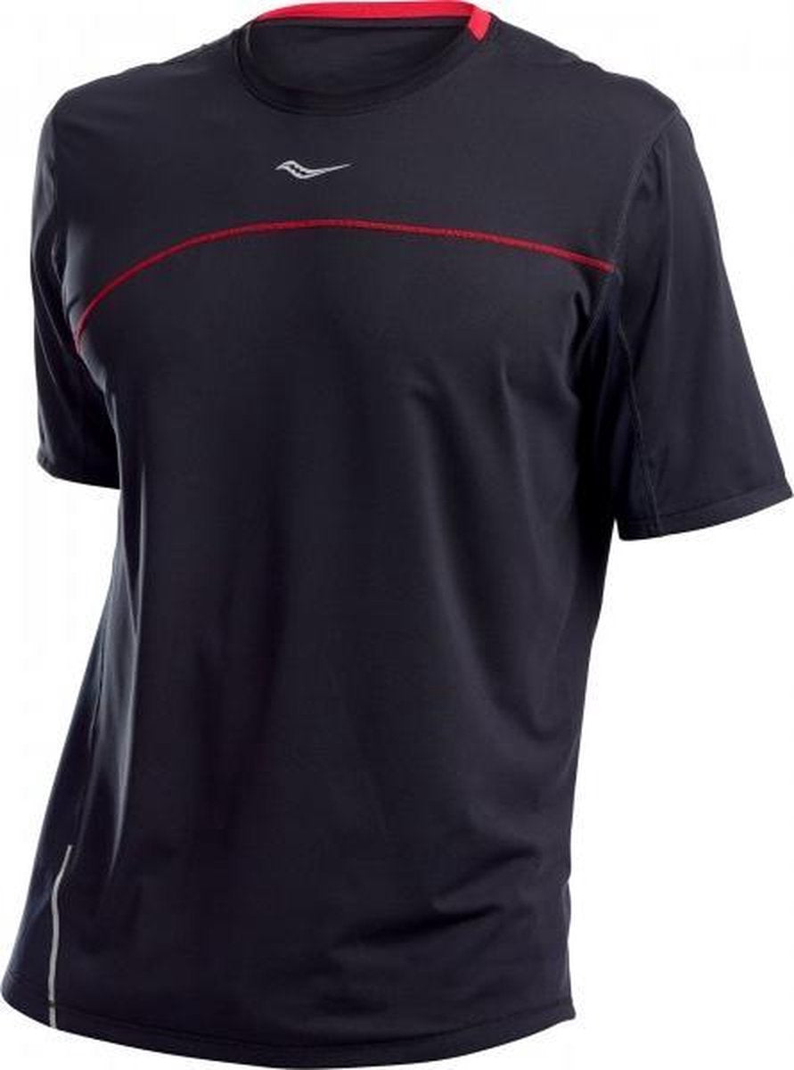Saucony Drafty Shirt Heren - zwart - maat S