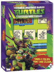 Multiprint Kleurset Ninja Turtles 12-delig Groen