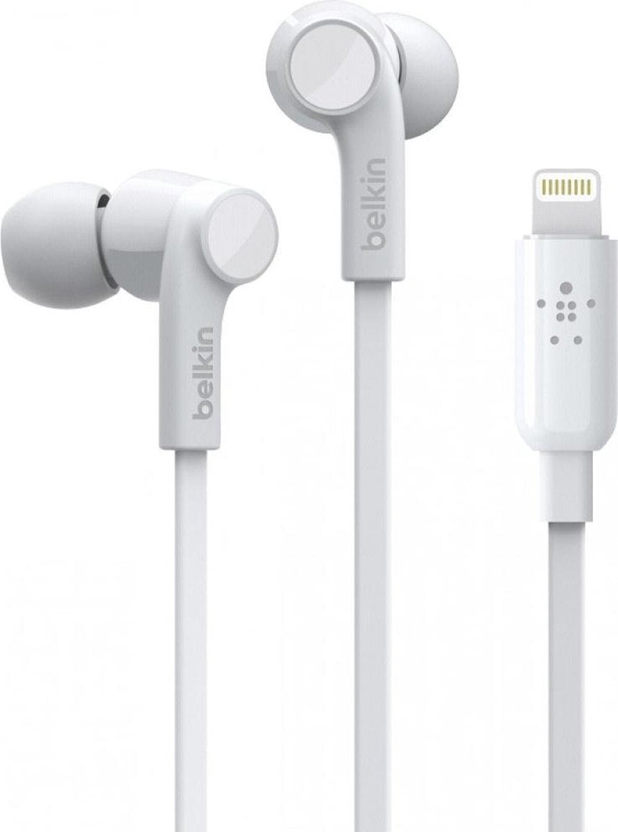 Belkin ROCKSTAR™ in-ear oordopjes met Apple Lightning-connector - Wit