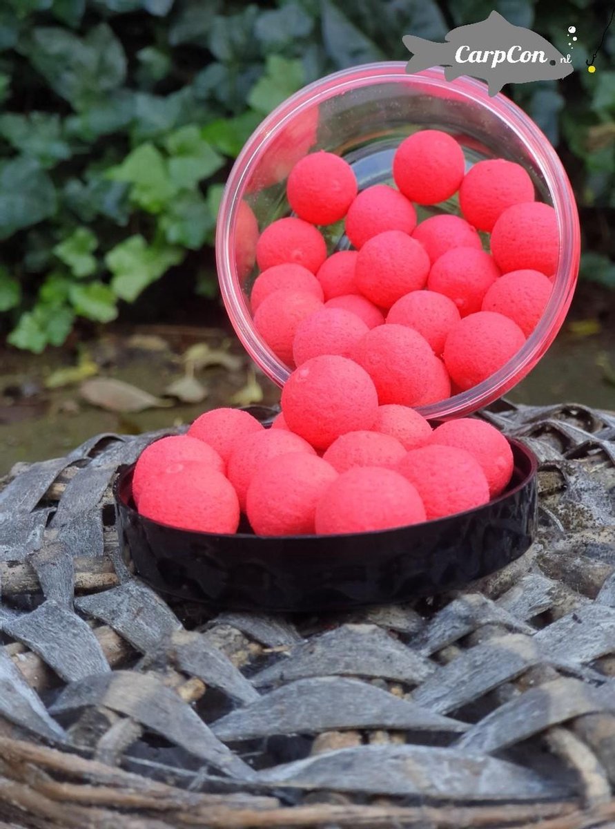 Pop Ups 'Bubblegum' - Fluo Roze - 15mm - 70g - Karper Aas/Boilies - Popups