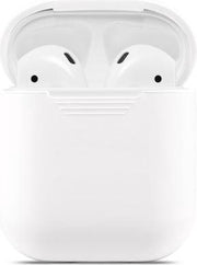 GadgetBay Soft Silicone hoesje voor Apple AirPods Case - Wit