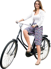 SylviaVota Broek Viscose Kniebroek  - Maat M