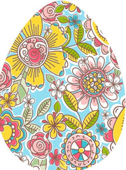 Duni Servetten Decor Egg 33 X 33 Cm Papier Blauw 12 Stuks