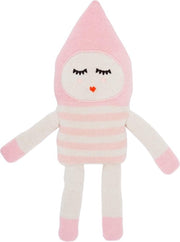 Luckyboysunday Knuffelpop 70 Cm Alpaca Wol Wit/roze