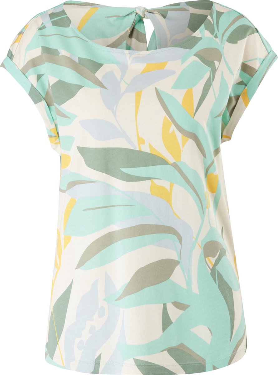 s.Oliver T shirt dames - Korte mouw - Groen - Maat XS (34)