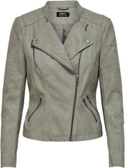 Onlava Faux Leather Biker Otw Noos 15102997 Shadow