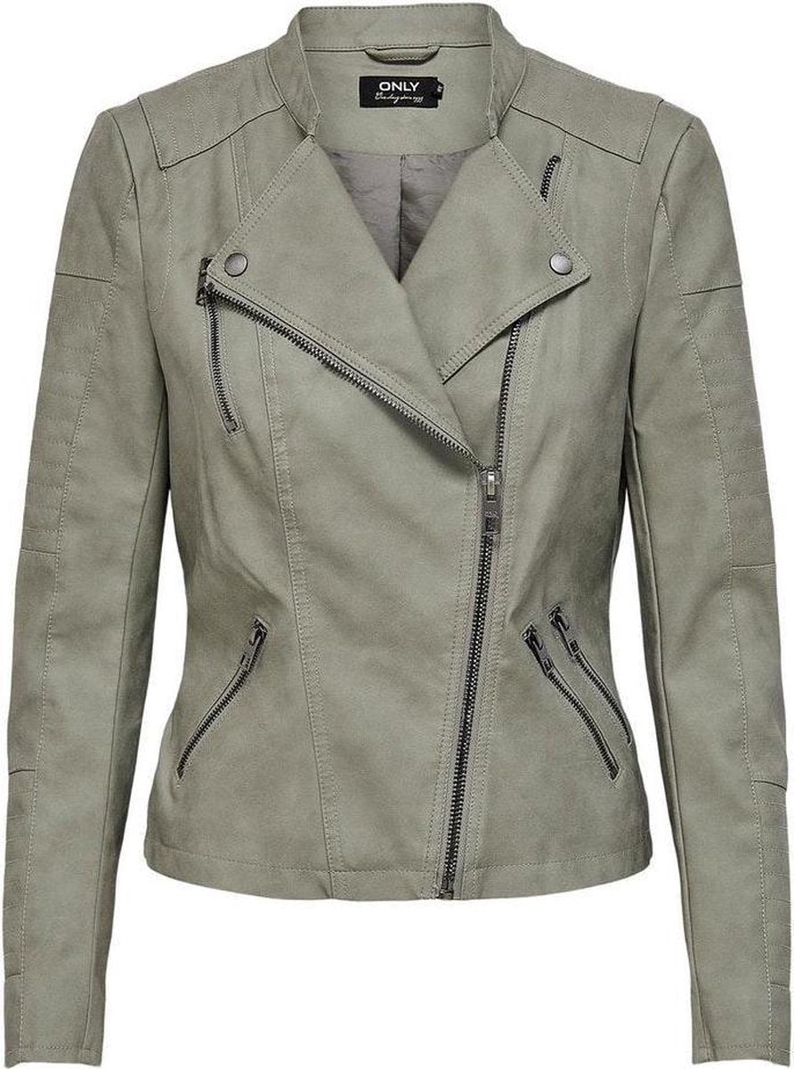 Onlava Faux Leather Biker Otw Noos 15102997 Shadow