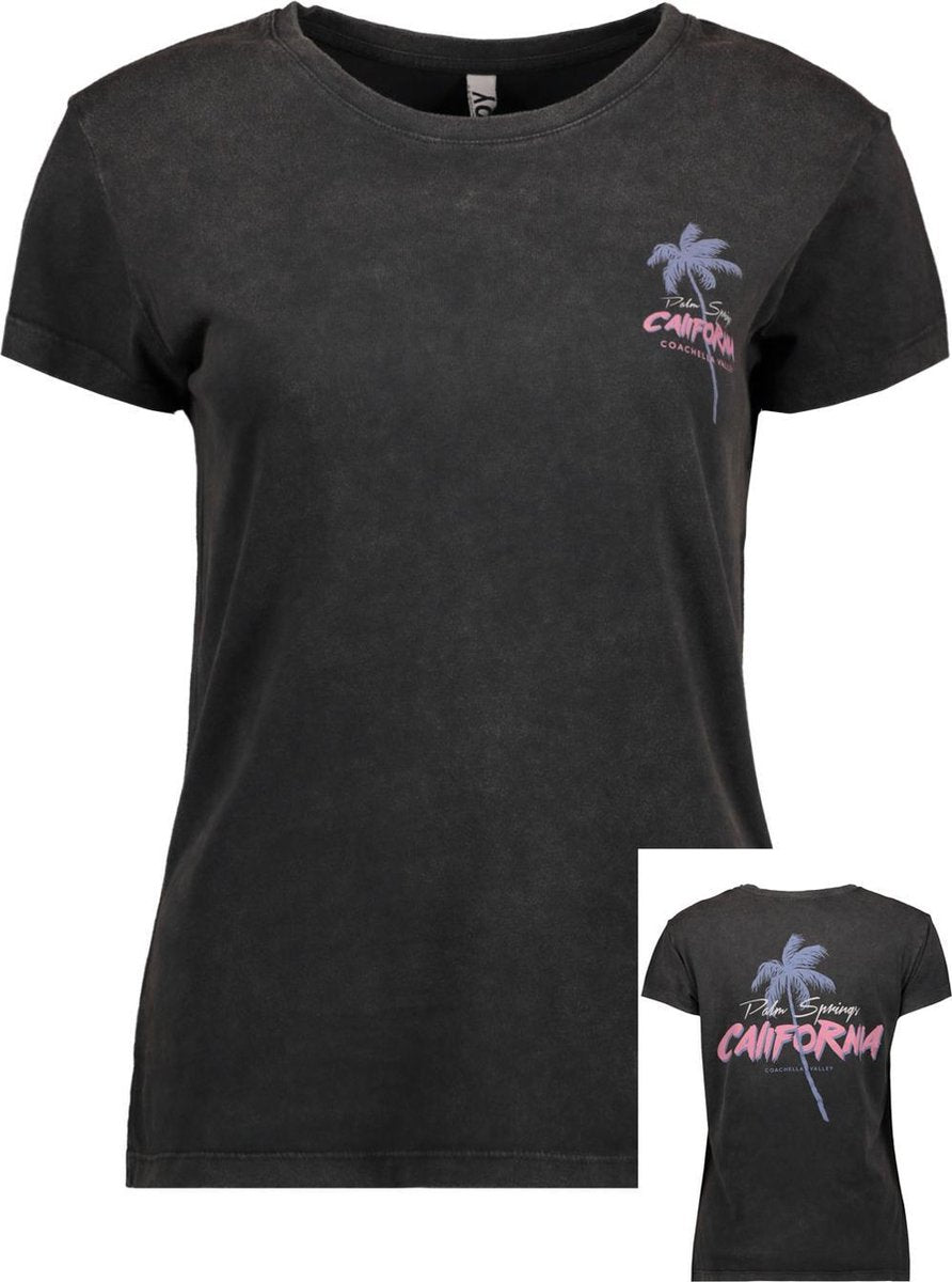 Jdyfarock Life S/s 2 Print Top Jrs 15248377 Black/california