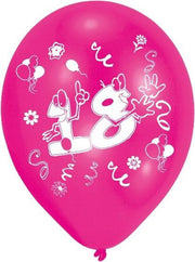 Amscan Ballonnen 18 Jaar 25 Cm 8 Stuks