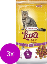 Lara Adult Sterilized Kip&Eend - Kattenvoer - 3 x 2 kg