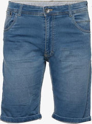 Unsigned heren jog denim short - Blauw - Maat 3XL