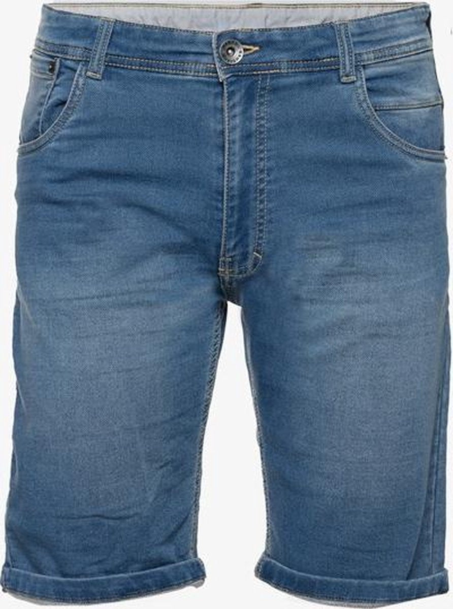 Unsigned heren jog denim short - Blauw - Maat 3XL