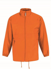 Heren regenkleding - Sirocco windjas/regenjas in het oranje - volwassenen L (52) oranje
