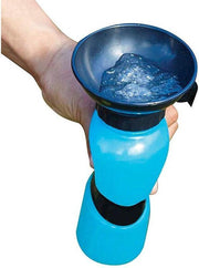 Shopaxo Honden Drinkfles - Drinkfontein - Onderweg - Reizen - Uitlaten - Bidon - Dagje weg - Waterfles - Blauw - Drinkwell - Petsafe - Waterfontein -hond - Drinkfontein