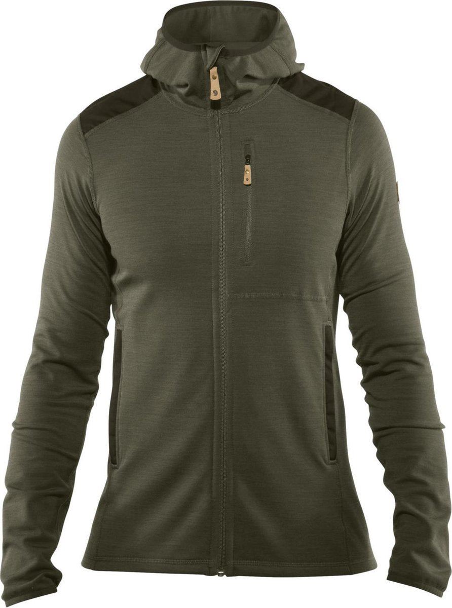 Fjällräven Keb Fleece Hoodie Outdoorvest Heren - Maat S