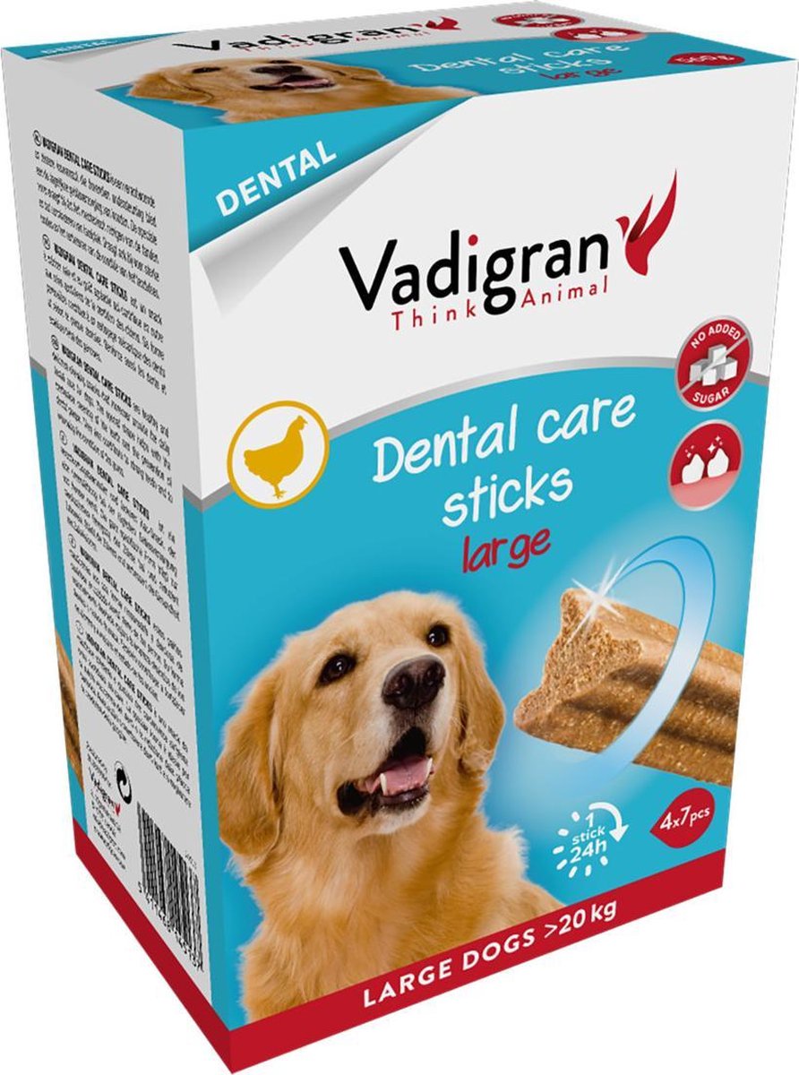 Vadogran Hondensnacks Dental Care Sticks - 840 gr