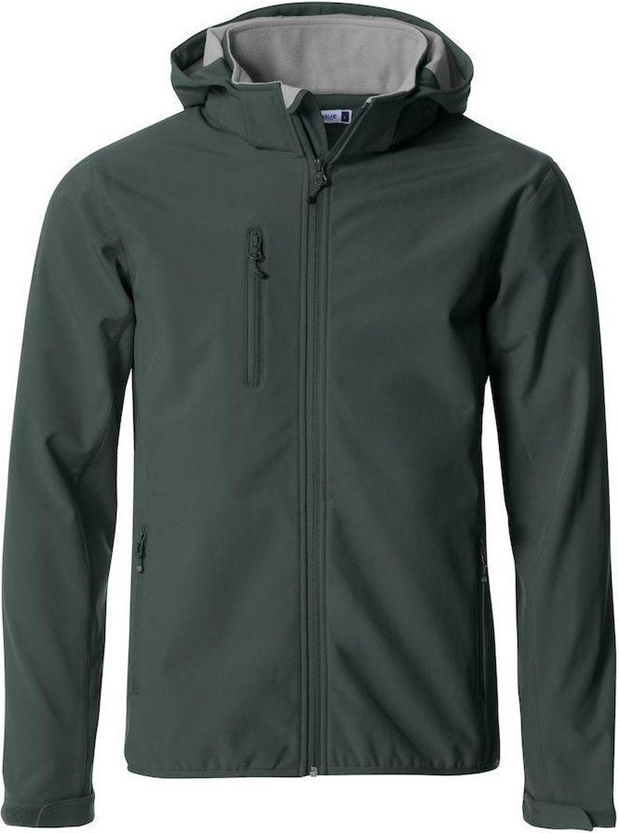 Clique Basic Hoody Softshell Jacket 020912 - Mannen - Pistol - XL