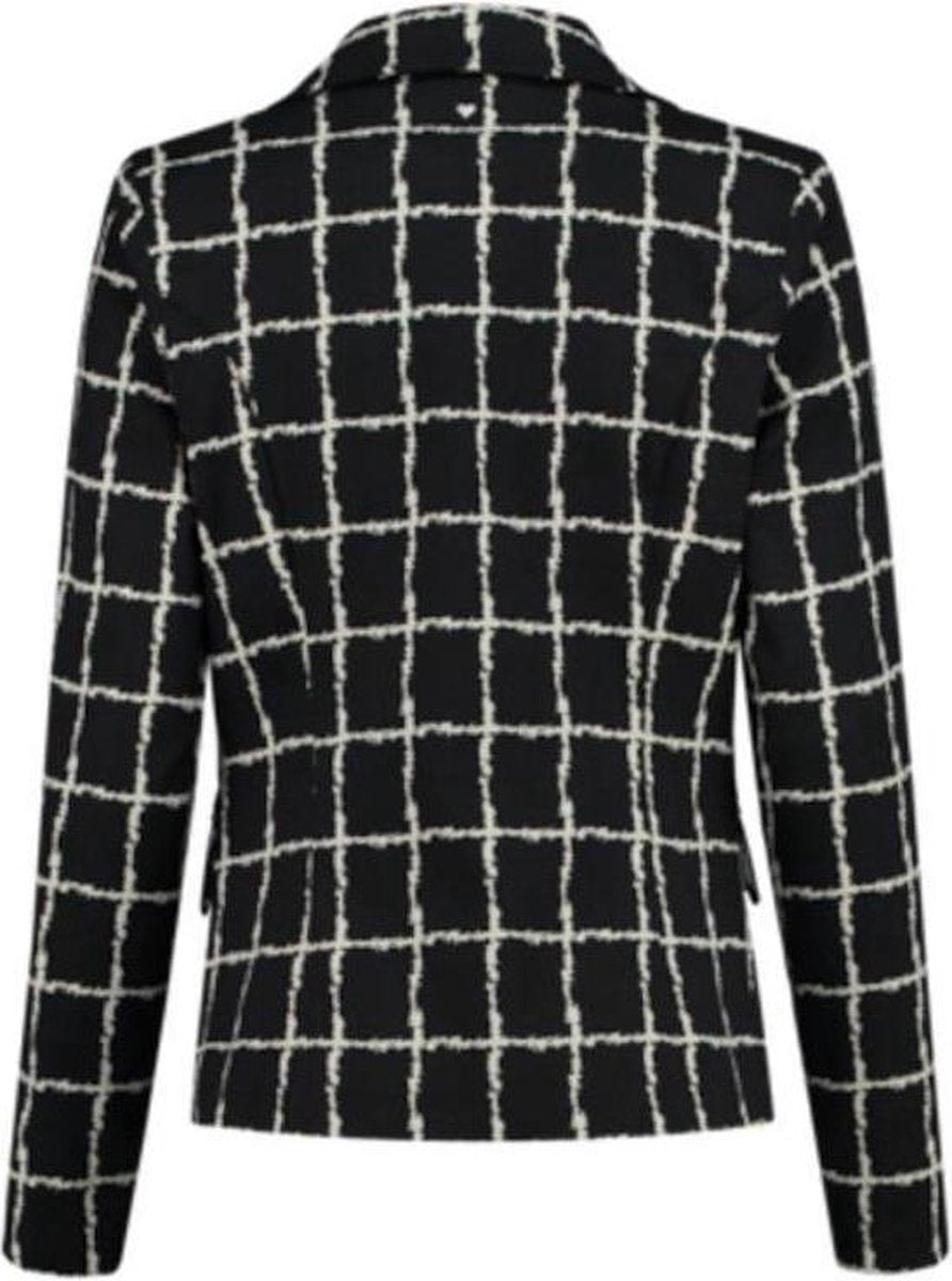 Helena Hart Lara Mono 7232 blazer - zwart/wit maat S/36