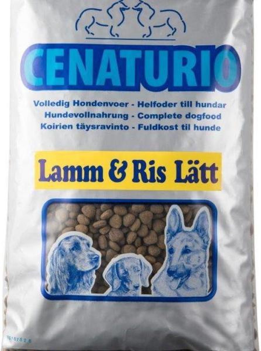 Cenaturio Lamm & Ris Senior - speciaal hondenvoer - 15 KG - alle normaal actieve oudere honden
