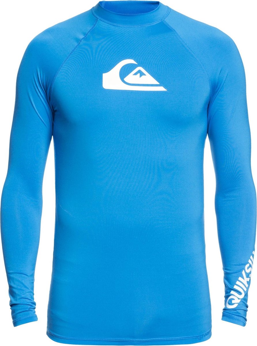 Quicksilver - UV-zwemshirt voor heren - Longsleeve - All Time - Helderblauw - maat M