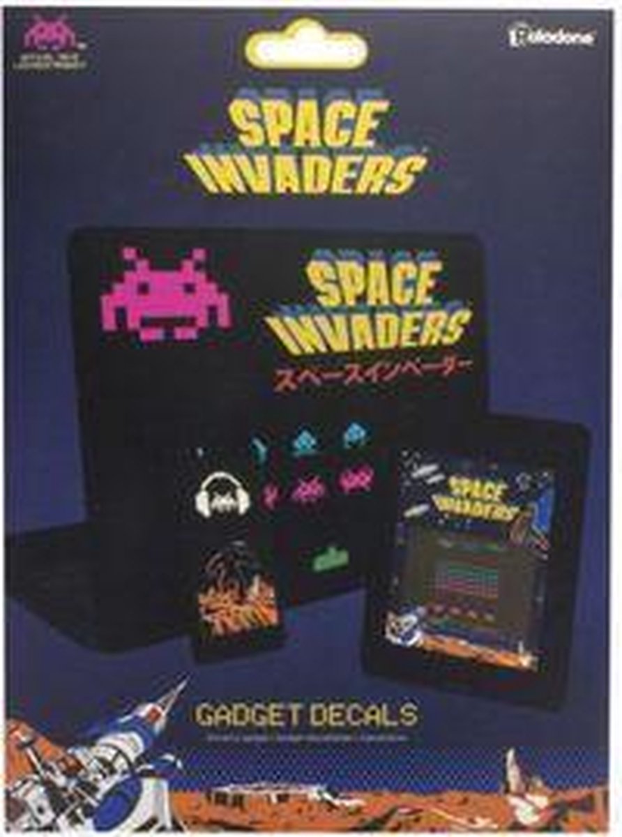 Space Invaders Gadget Decals