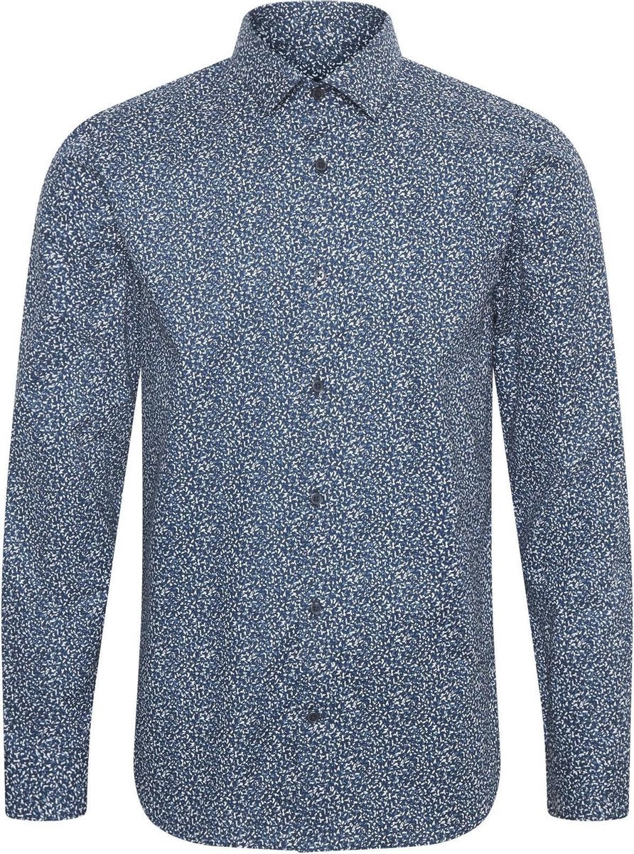 Matinique Overhemd Trostol B1 Print Blauw (30205114 - 194044)