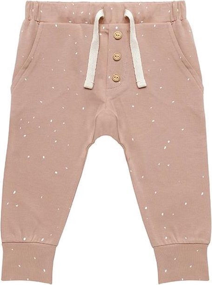 Little Indians Broek Dots Meisjes Katoen Lichtbruin Maat 56