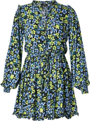 YESTA Hanna Tuniek - Dark Blue Multi-col - maat X-0(44)