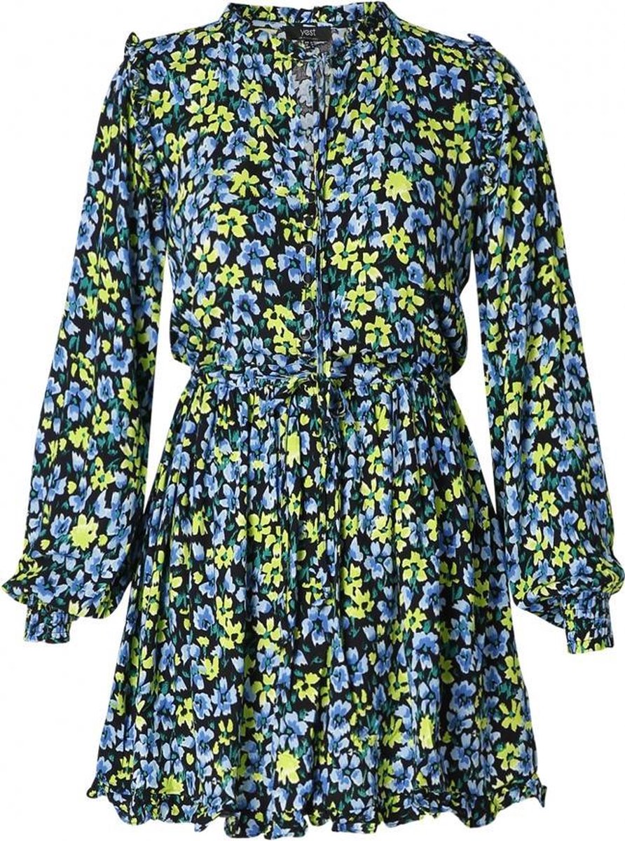 YESTA Hanna Tuniek - Dark Blue Multi-col - maat X-0(44)