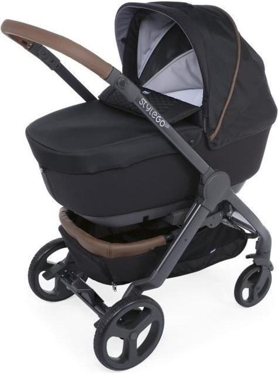 CHICCO-Trio StyleGo Up i-Size BebeCare Pure Black