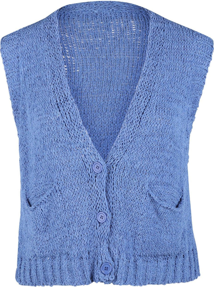 Kort gilet zonder mouwen
